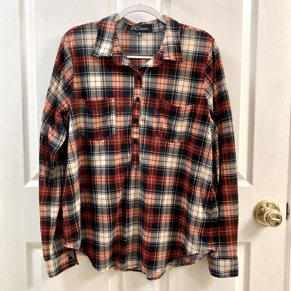 G Collection Plaid Shirt